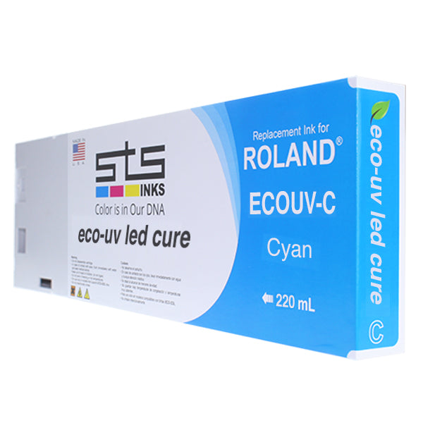 Roland Eco-UV / EUV Cartridges 220ML DROPSHIPS from FL