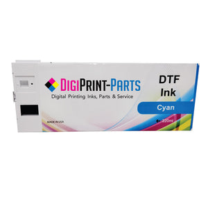dtf 500ml ink cartridges for cmykw cyan